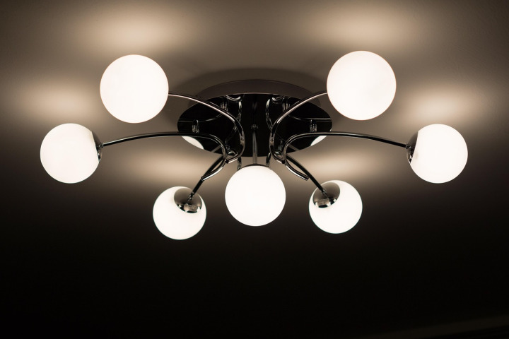 ceiling lighting installation